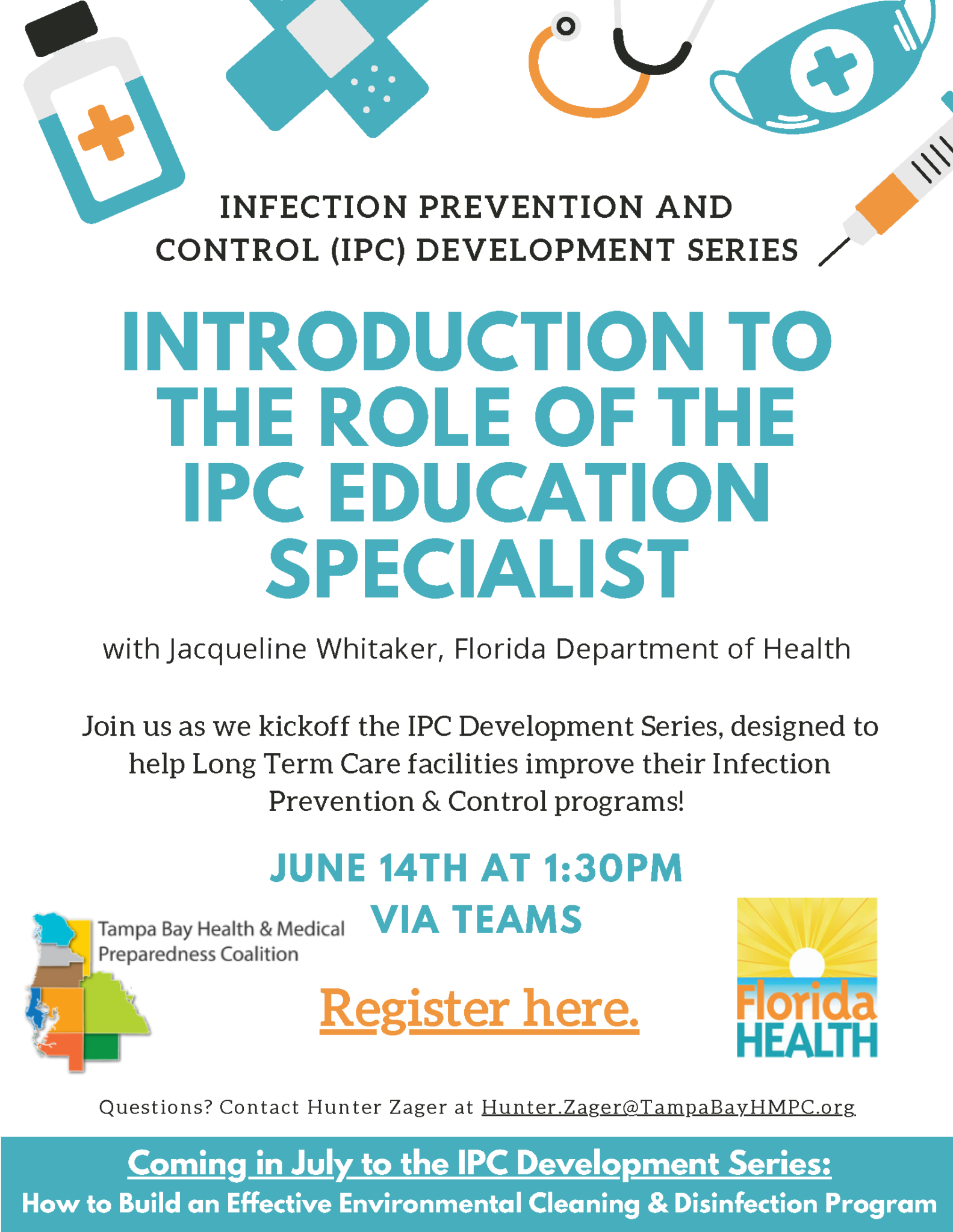 Introduction to the Role of the IPC Education Specialist – Tampa Bay HMPC